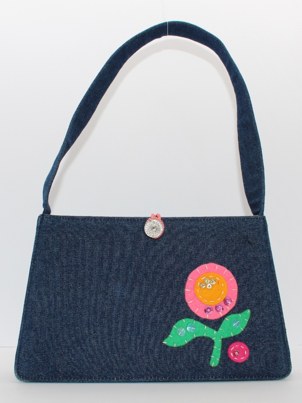Vintage Patch NYC Demin Shoulder Bag